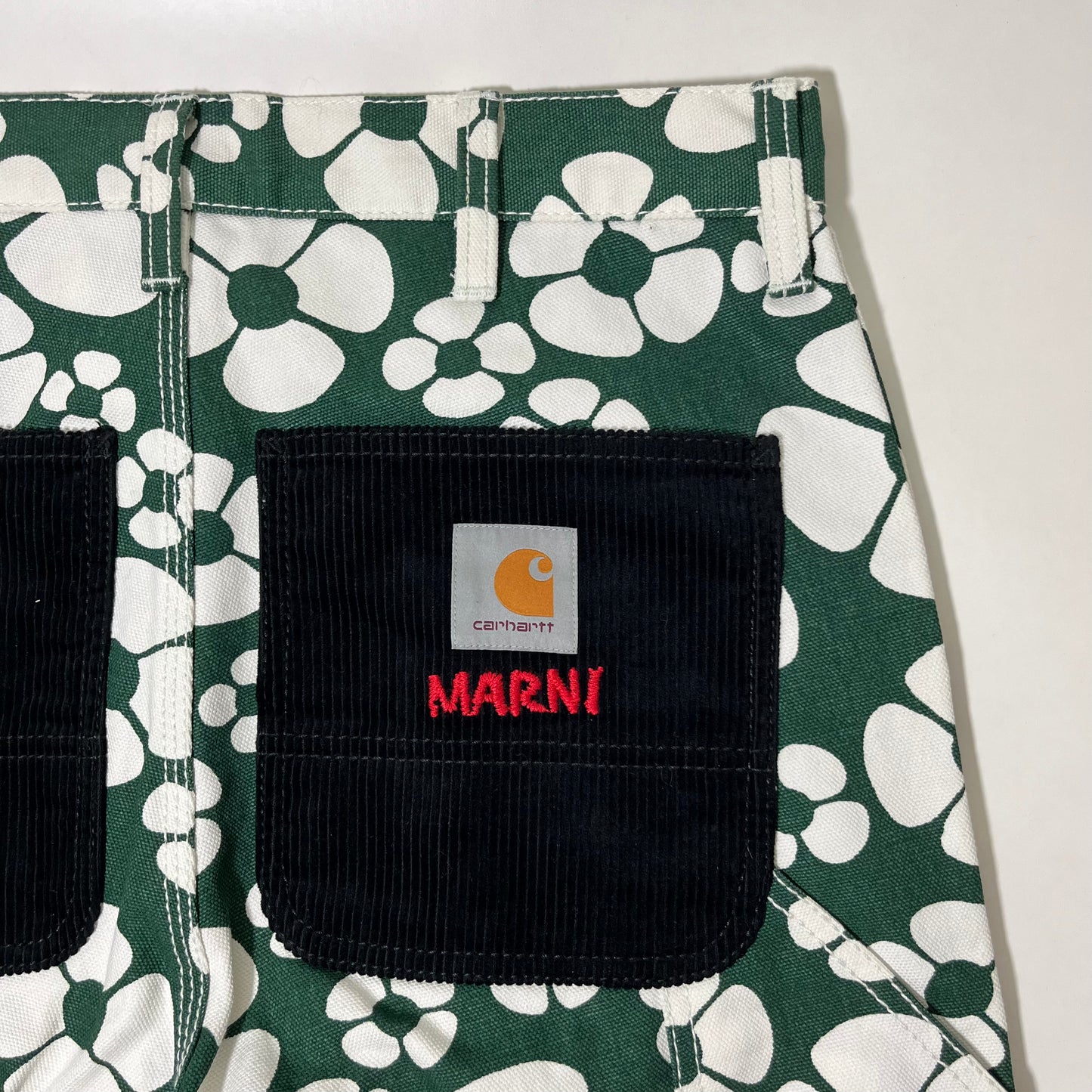 Carhartt WIP x Marni Flared Denim Carpenter Pants